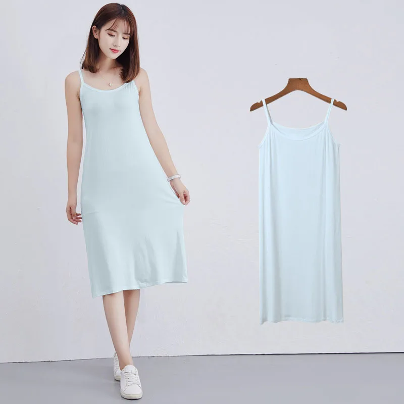 light blue medium Весенняя Повседневная белая майка Макси женское платье новое без рукавов с высокой талией серая женская одежда летние модные черные женские платья - Цвет: light blue medium