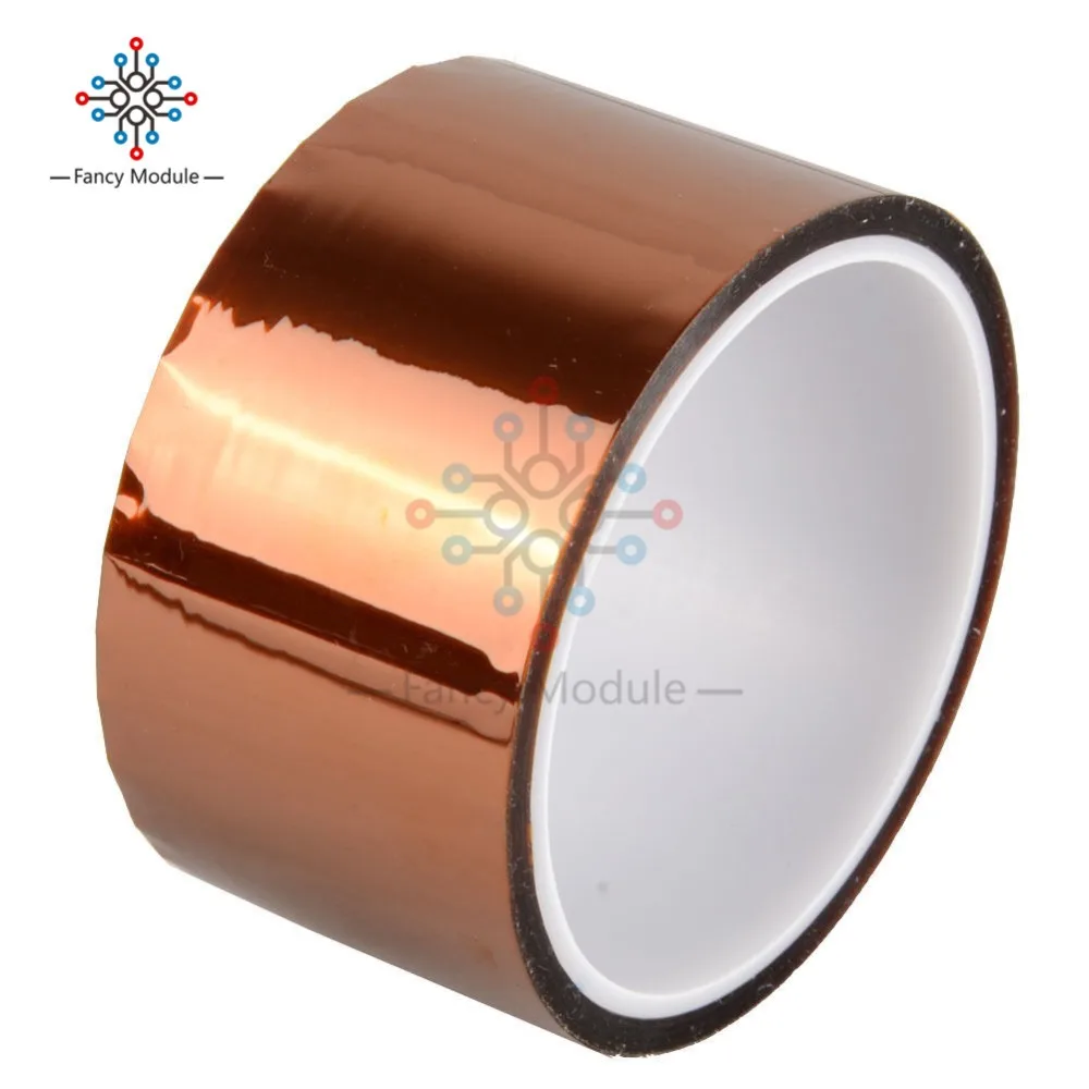 50mm 100ft One-side Self-adhesive Heat Resistant Polyimide Tape High Temperature Adhesive Insulation for BGA PCB SMT Solder | Инструменты