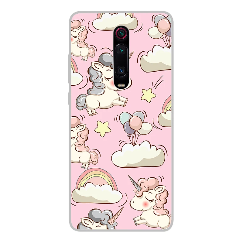 Милый чехол для xiaomi redmi k20 pro 6 39 дюймов мягкая задняя крышка Подарочный ремешок K20 Mi