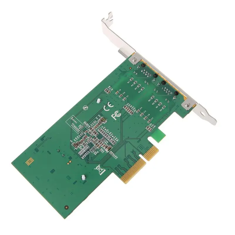 Intel I350-T2-QY PCI-E 4X сервер двойной RJ45 Порты и разъёмы Gigabit Ethernet LAN Intel i350AM2 1G сетевой карты