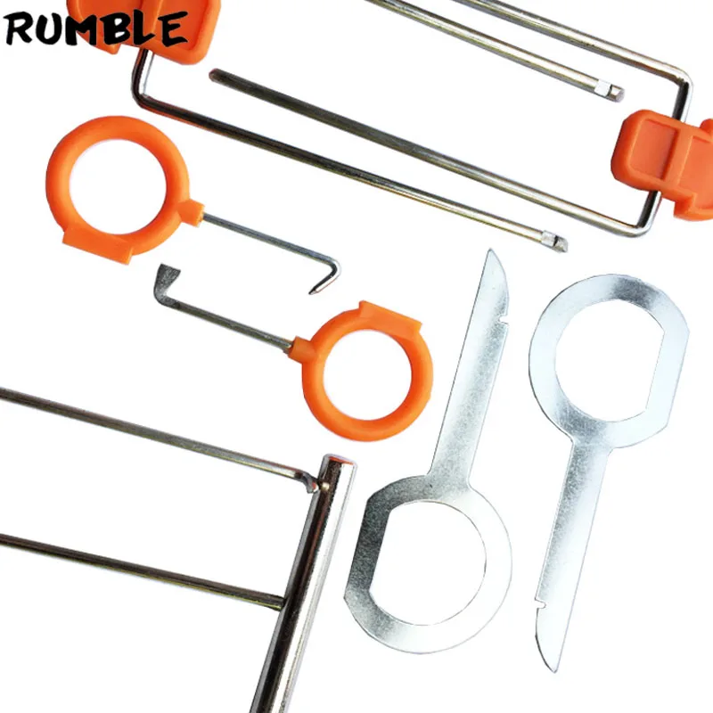 2017 Новый портативный 12 шт. Авто Автомобильная Радио панель дверной зажим Отделка