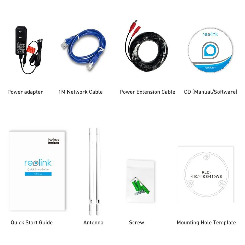 Reolink rlc-410ws 4mp 1440 P безопасности беспроводной связи ip-камеры двойной режим wi-fi