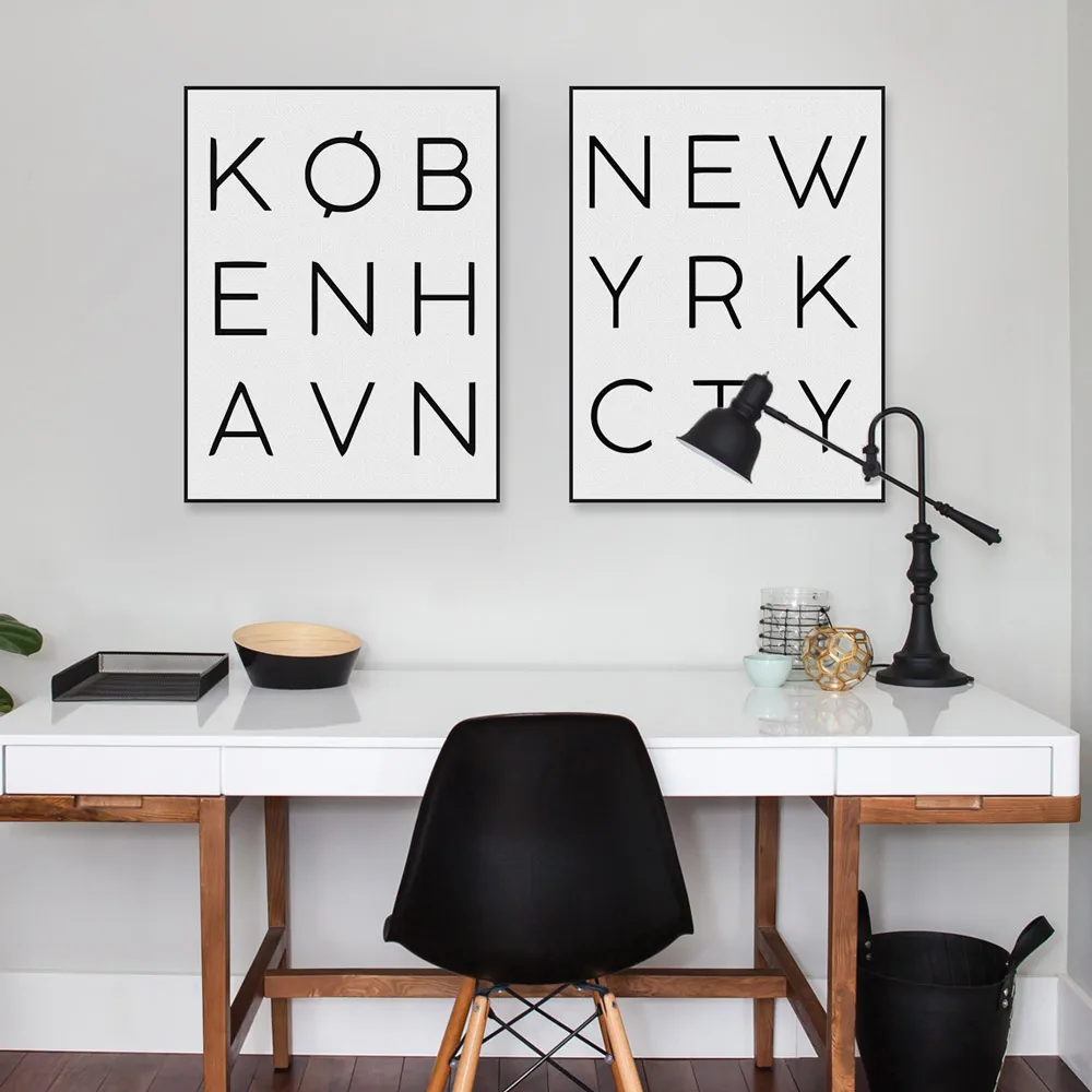 Современный минималистичный яркий Звездный печатный плакат для детской стены А4