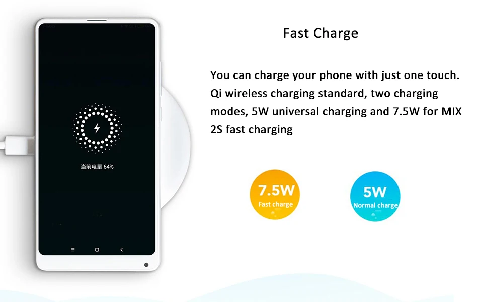 Xiao mi 10 Вт Беспроводное зарядное устройство Qi Smart Quick Charge type C быстрое зарядное устройство для mi X 3 iPhone X 8 plus Sumsung S8 смартфон
