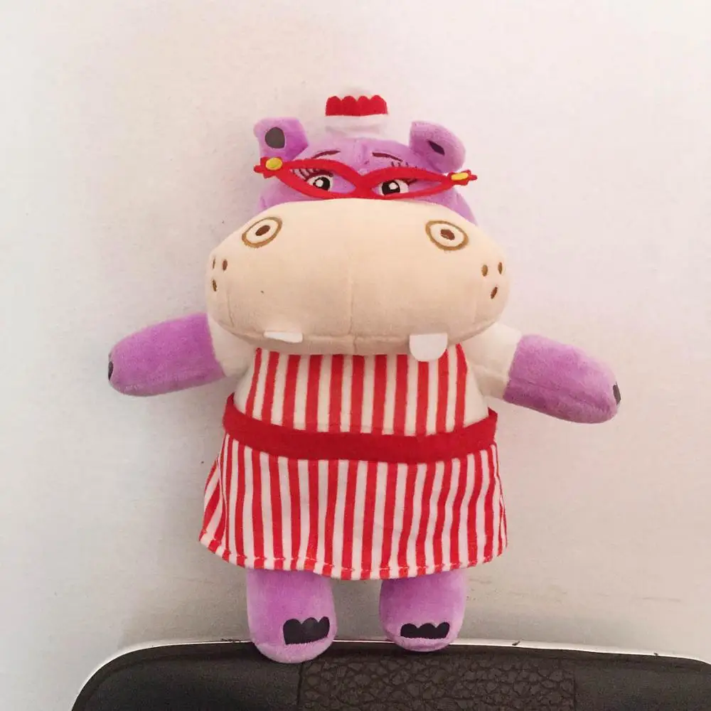 hallie Плюшевые игрушки Doc McStuffins, Dottie girl Lambie, овечка, дракон, шёпот, кошка, Hallie, бегемот, холодная Мягкая кукла для малышей, подарок для детей - Цвет: hallie