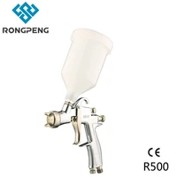 rongpeng lvlp air spray gun r500 car finish painting tool 1 5mm nozzle 600cc cup gravity feed copper air cap factory wholesale
