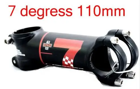 7 Degree 110mm Вынос руля велосипеда без логотипа бренд MTB Горный без UNO 7 AL7050 7 градусов 17 Сверхлегкий дорожный велосипед стебли 31,8 70 80 90 100 110 мм Kalloy - Цвет: 7 Degree 110mm
