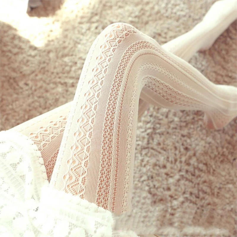 4 однотонных цвета Длинные пикантные женские чулки теплые до бедра выше колена