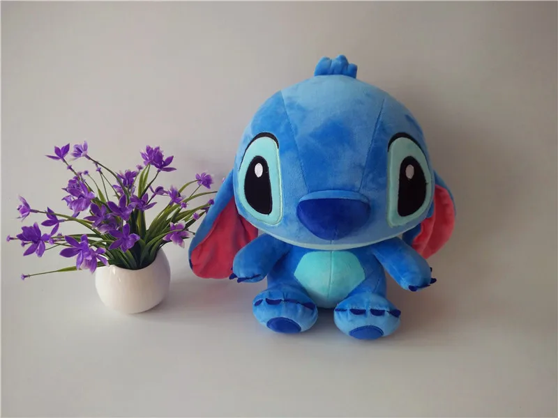 35 см Плюшевые игрушки стежка мягкие животных 1 шт подарок на день рождения|stitch