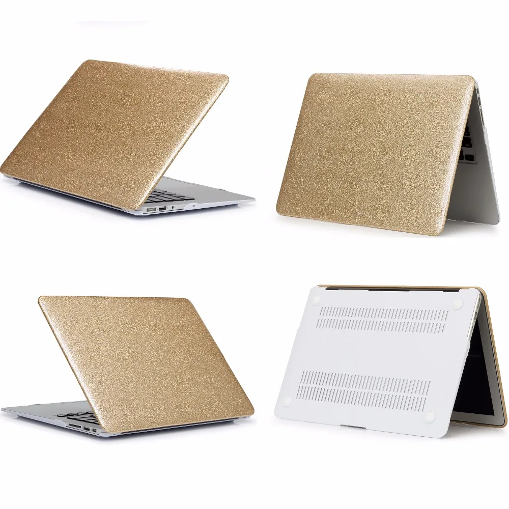 Сияющий блеск Прочный чехол для ноутбука MacBook Pro retina Air 11 12 13 3 15 mac New дюймов с