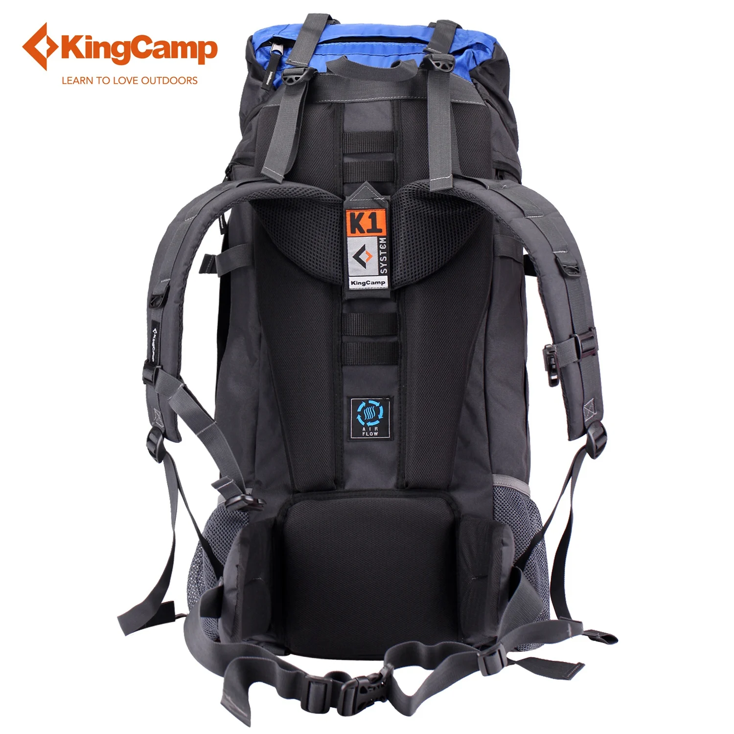 KingCamp 75L рюкзак для туризма Водонепроницаемый Прочный регулируемый ремень