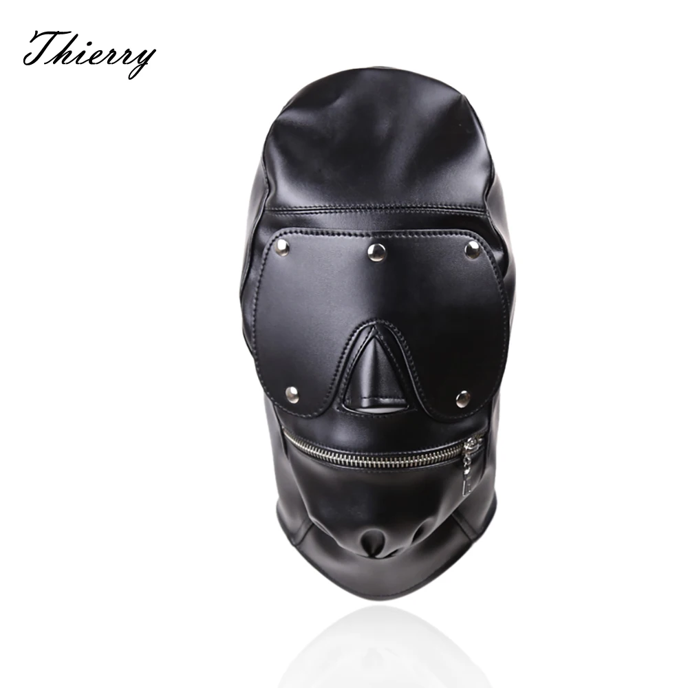 Фетиш-головной убор для пар с повязкой на глаза и молнией | Красота здоровье