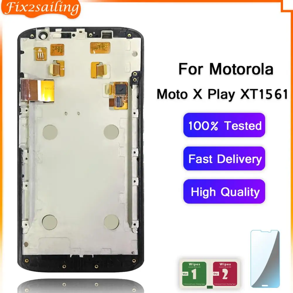 ЖК дисплей для Motorola Moto X Play XT1561 XT1562 XT1563 сенсорный экран с дигитайзером в сборе