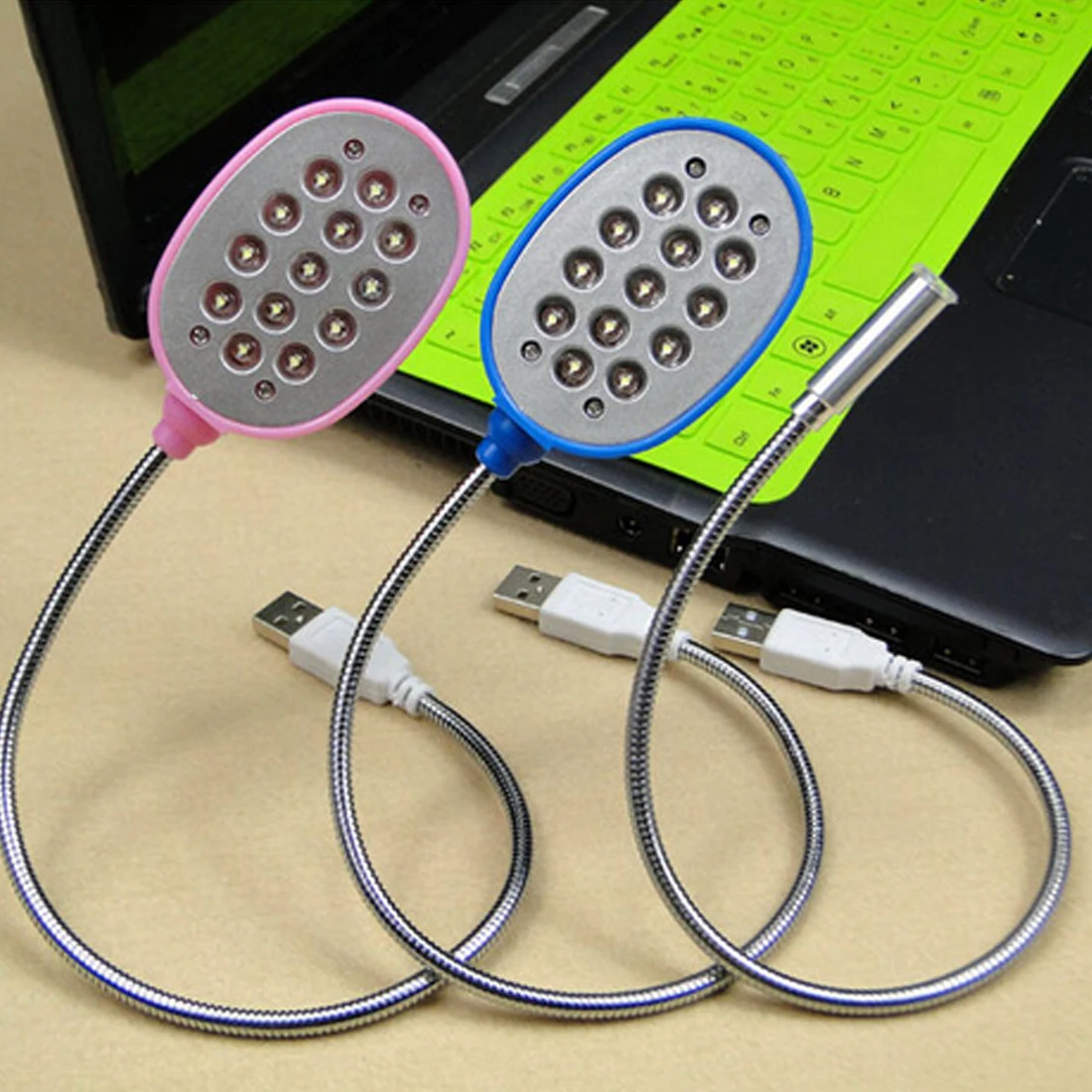 1 шт. Новинка USB 13 светодиодный белый светильник Гибкая Настольная лампа для ПК