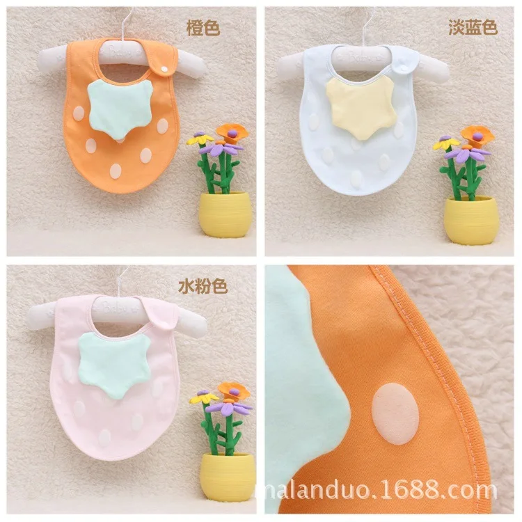 Детские нагрудники с рисунком фруктов милые водонепроницаемые ярких цветов для