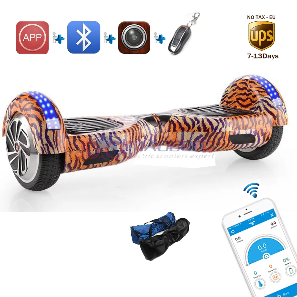 Приложение 6.5 дюймов ХОВЕРБОРДА стоя Drift giroskuter Hover доска smart за бортом 2 колеса