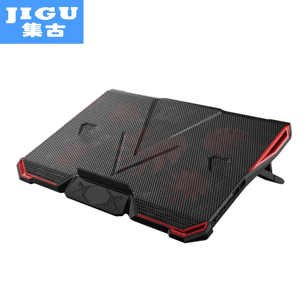 

JIGU 5 FAN 2 USB Laptop Cooling Pad Adjustable Notebook Cooler +Holder for 12-17' Laptop usb fan