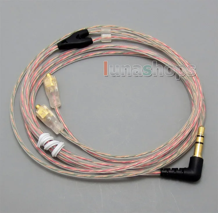 Из бескислородной меди мягкий кожаный наушник кабель для Westone W60 W50 W40 W30 W20 W10