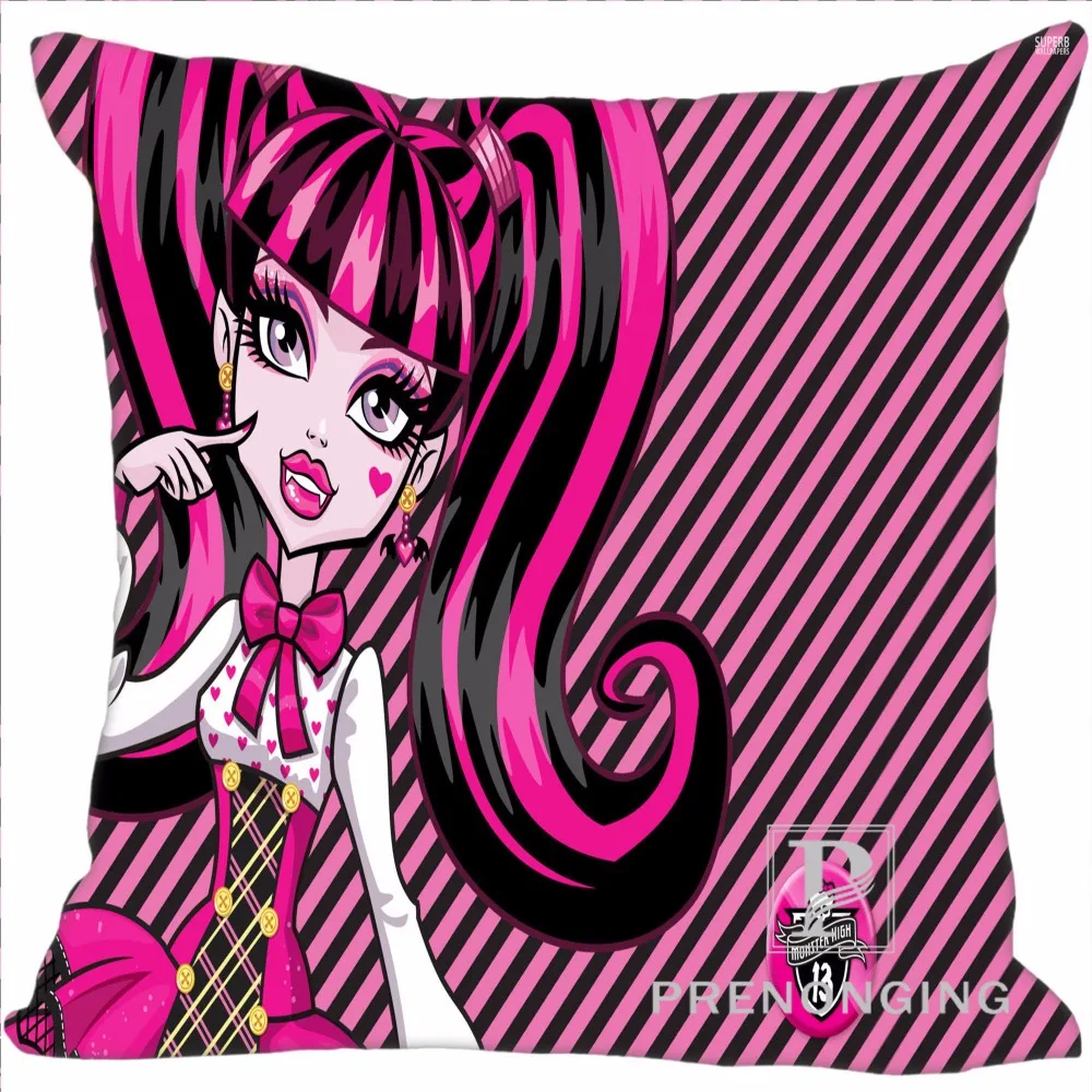 Заказная наволочка Culaura Clawdeen Monster High квадратная Подушка на молнии с рисунком(с одной стороны) 180117#91
