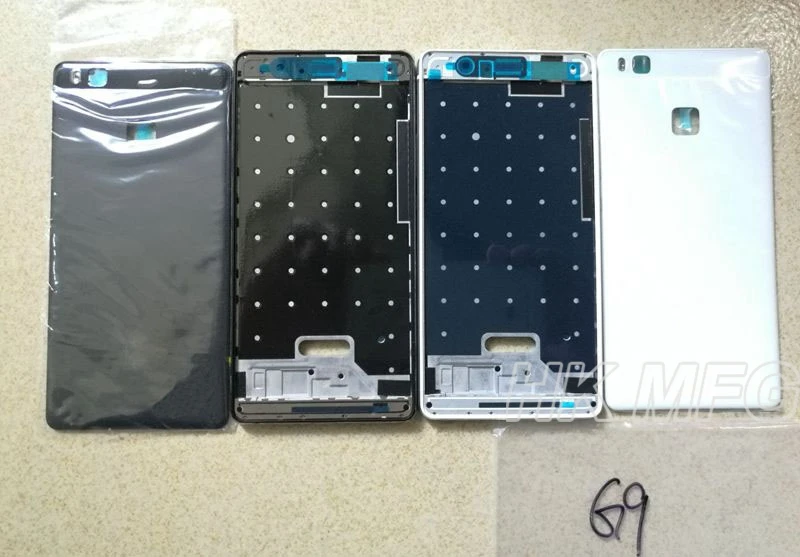 XCHMFG P9 LITE передняя рамка ЖК дисплея + задняя крышка G9 Lite Лицевая панель средняя