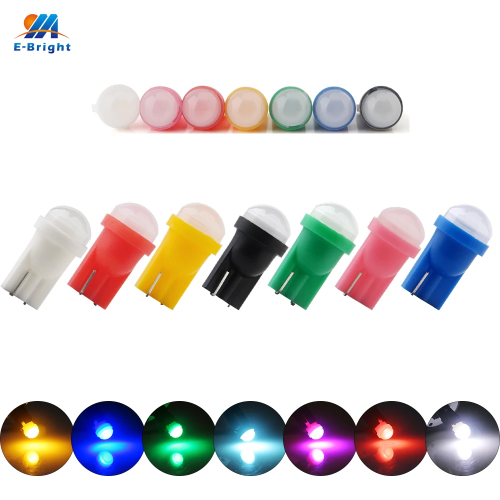 YM E-Bright 500 шт. T10 W5W F10 1 SMD прожектор 12 В DC 194 168 светодиодный автомобильные лампы