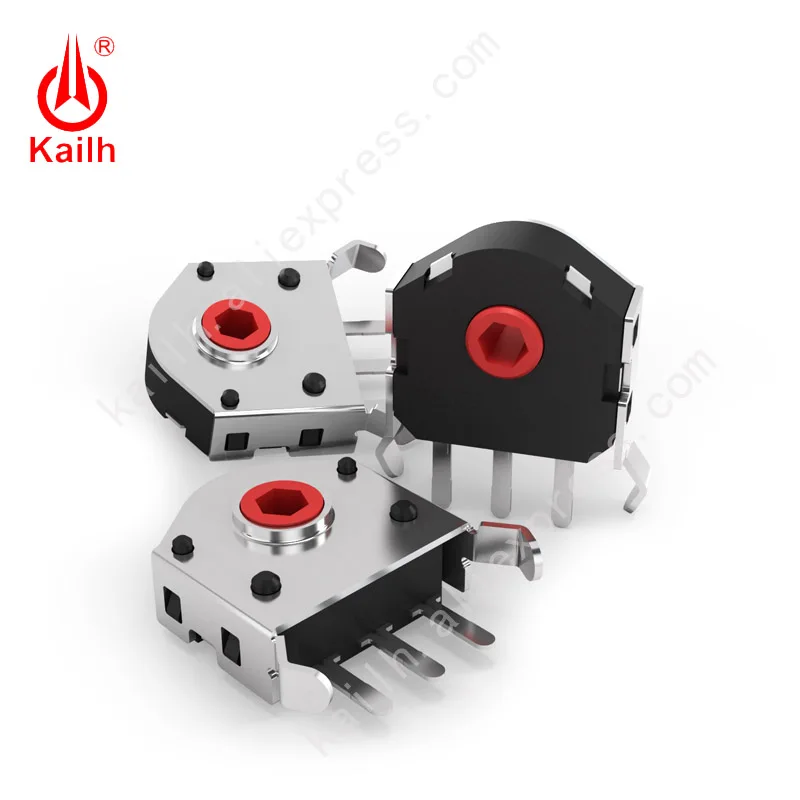 Kailh5/7/8/9/10/11/12mm Rotary Mouse Scroll Wheel Encoder with 1.74 mm hole mark,20-40g force for PC Mouse