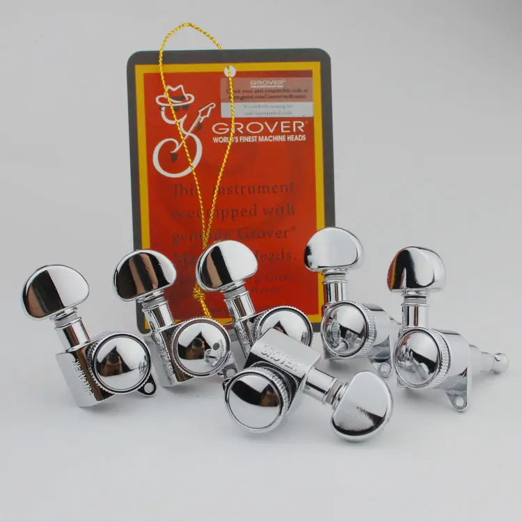 Grover односторонняя гитарная ручка Аксессуары для гитары серебряные черные и