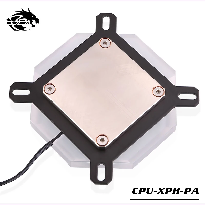 Bykski водный блок процессора для INTEL LGA1150 1151 1155 1156 2011 X99 RGB поддержка 5 в 3PIN GND