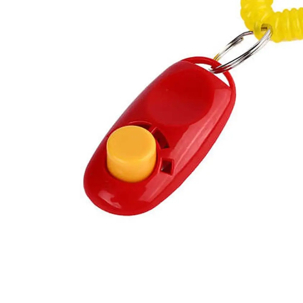 Универсальный тренировочный кликер для животных + ремешок на запястье легкий вес