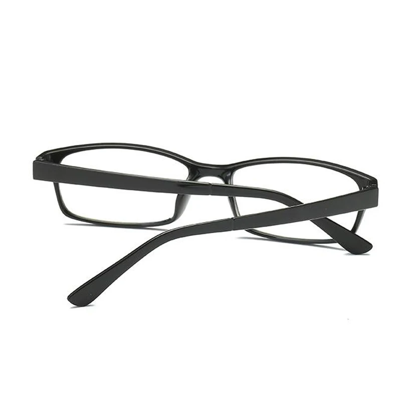 Очки для близорукости 0-1-1,5-2-2,5-3-3,5-4-5-6, мужские очки с коротким прицелом, черная прозрачная оправа, женские очки для близорукости