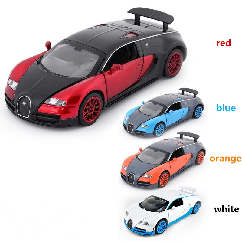 Модель автомобиля Bugatti Veyron coches jugetes литый под давлением эскалация игрушечная