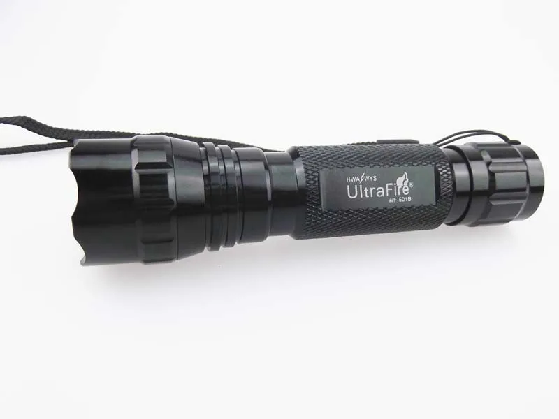 Яркий тактический светодиодный фонарь лампа 501B CREE XM-L2 U3 1600LM прохладным при светильник OP 1 Режим светодиодный вспышка светильник для кемпинга