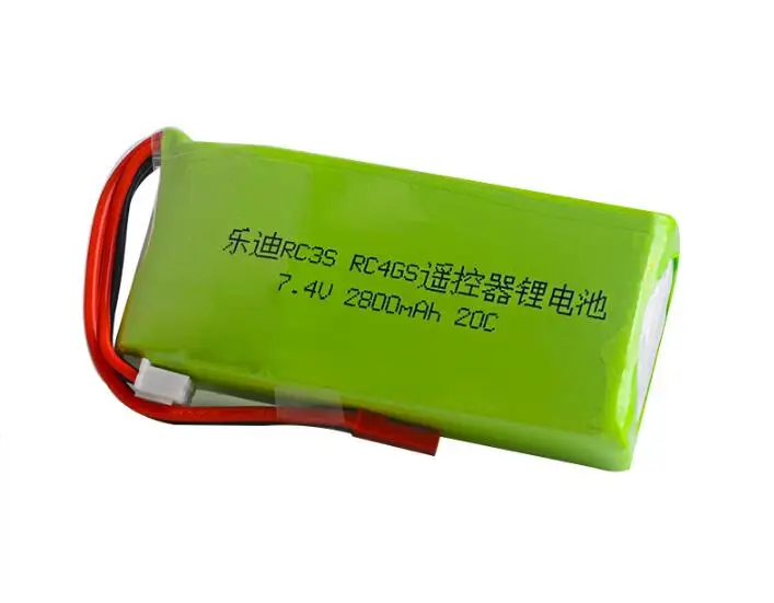 1 2 шт. 7 4 в 2800 мАч 20C литий полимерный аккумулятор 2S для Radiolink RC3S RC4GS RC6GS передатчик