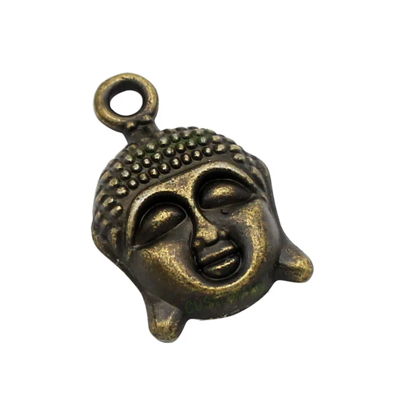

50pcs-Antique Bronze Buddha Charms pendants 22x14mm
