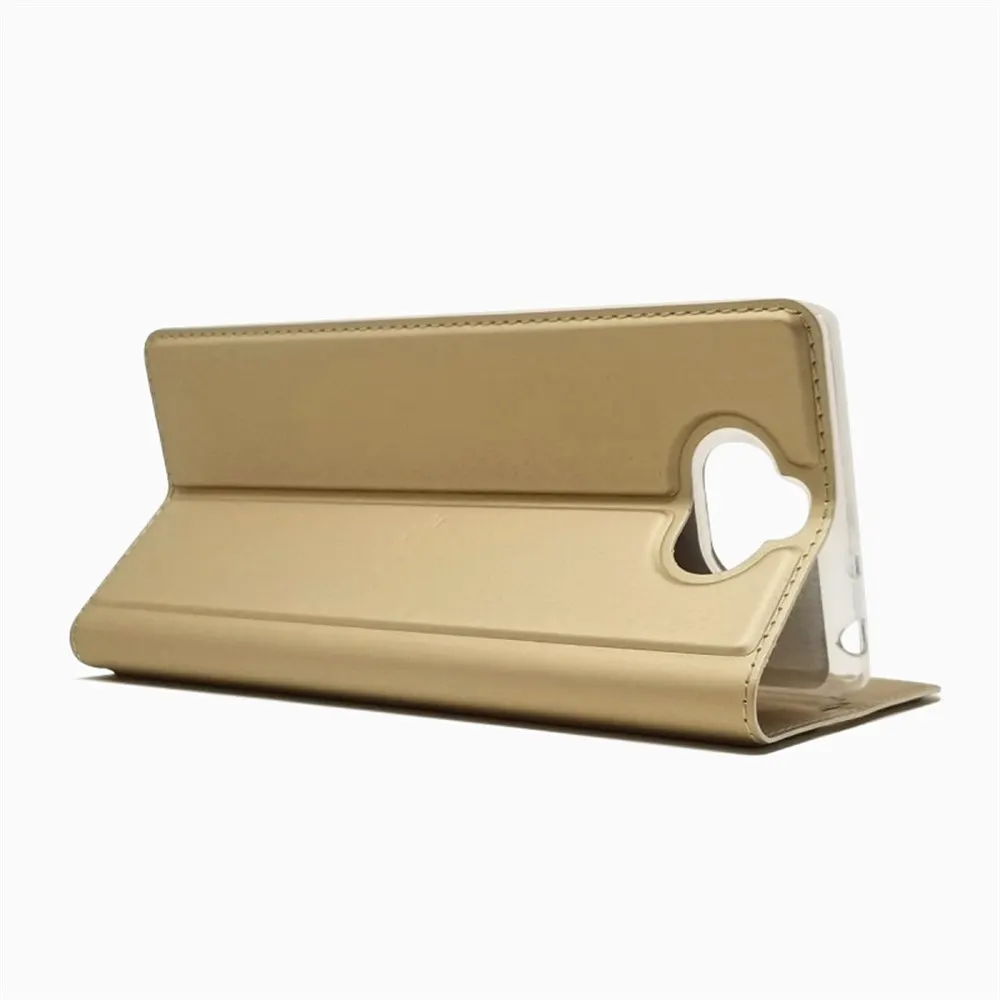 Luxury Leather Flip Book Case for Sony Xperia 10 Plus 1 XA1 XA2 Ultra XZ2 Premium Compact XZ3 L2 Retro Phone Cover Shell