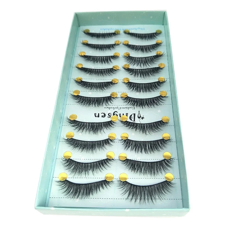 10 пар натуральные норковые ресницы для наращивания|Накладные ресницы| |