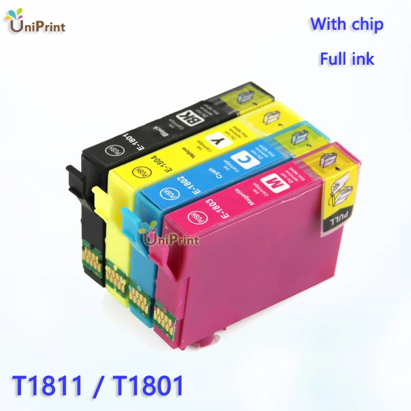 4 X ink cartridge for XP212/XP215/XP312/XP315/XP412/XP415XP30/XP102/XP202/XP205/XP302/XP305/XP402/XP405 printer t1811 1801 | Компьютеры и
