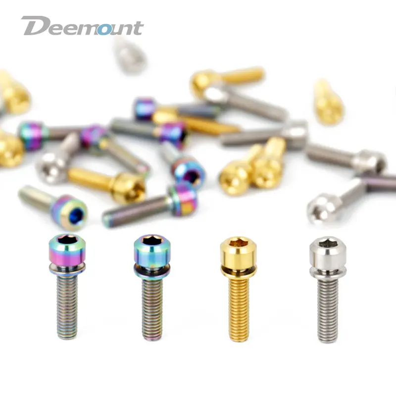 Deemount M5x20mm велосипедные болты для выноса руля с шестигранной головкой шайбой MTB