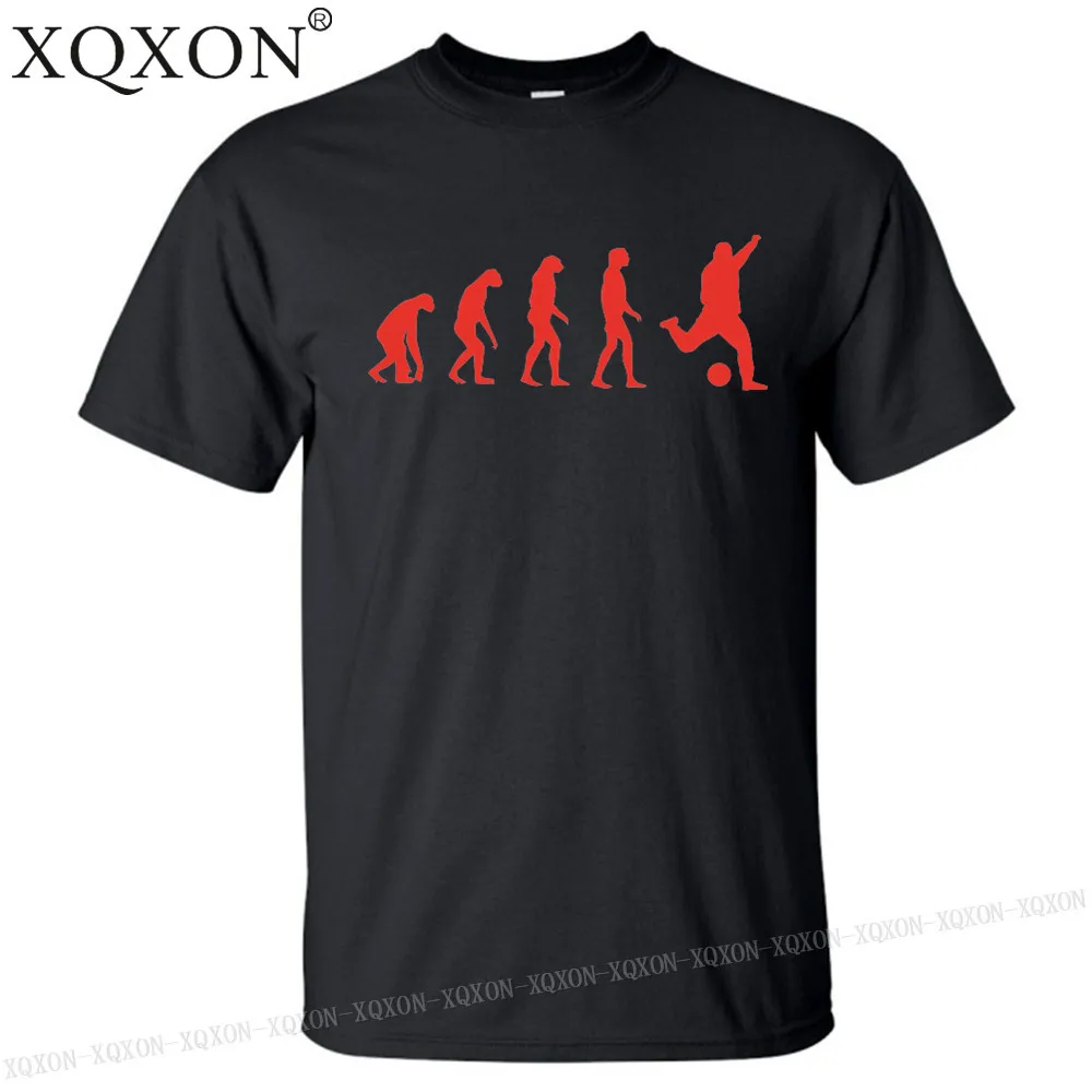 New-summer cotton t shirt Evolved to play Soccer design Short sleeved men t-shirt tee tops K309 | Мужская одежда