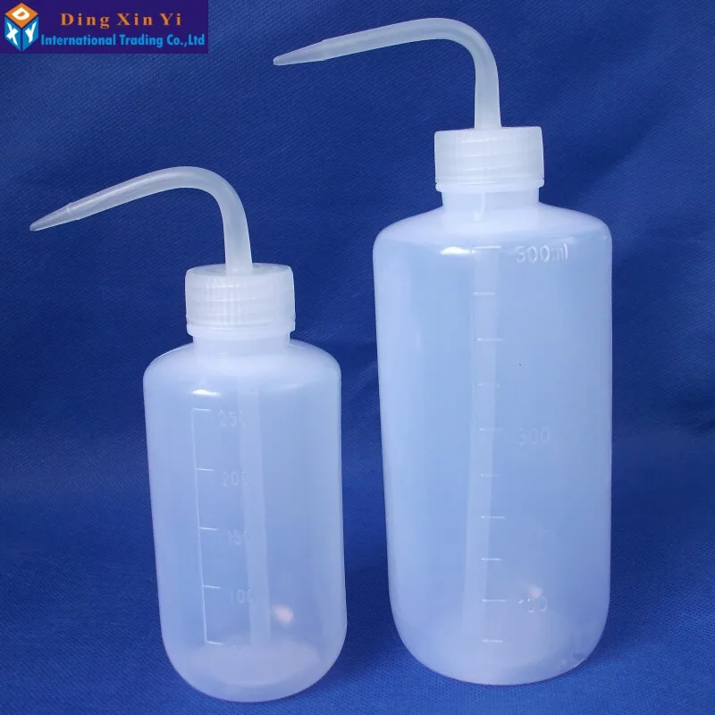 250 мл 1 шт. лабораторная пластиковая бутылка для мытья выдавливания