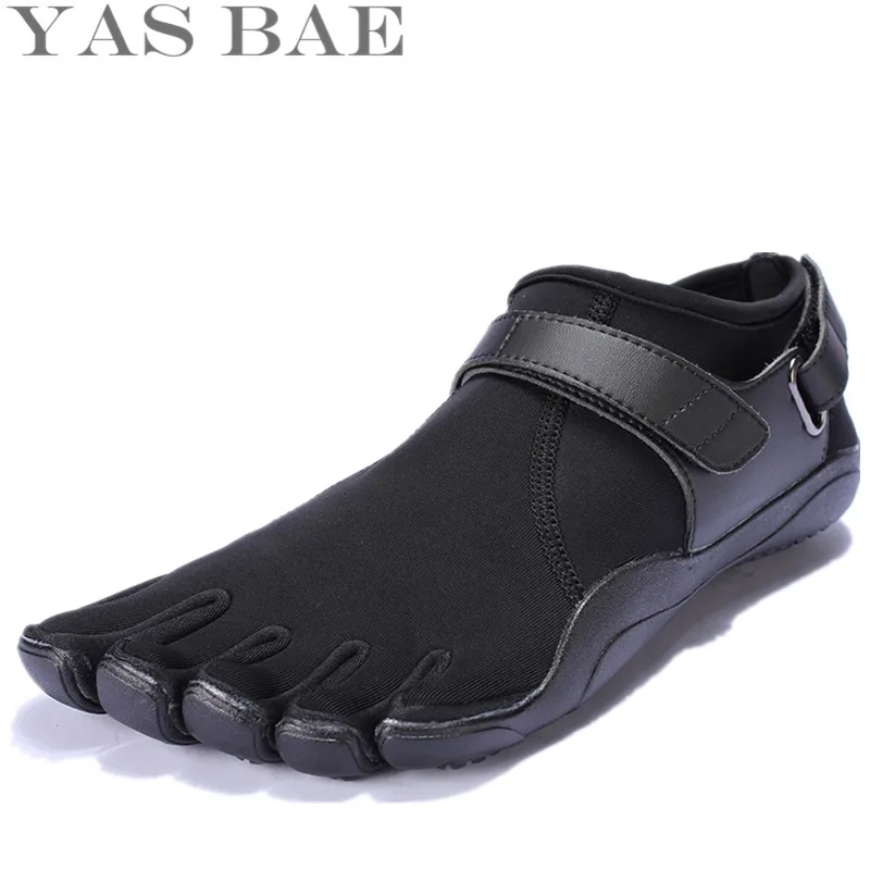 Yas Bae/размер 45-44, распродажа, китайский фирменный дизайн, Резиновая, с пятью пальцами, уличная, нескользящая, дышащая, светильник, обувь для мужчин
