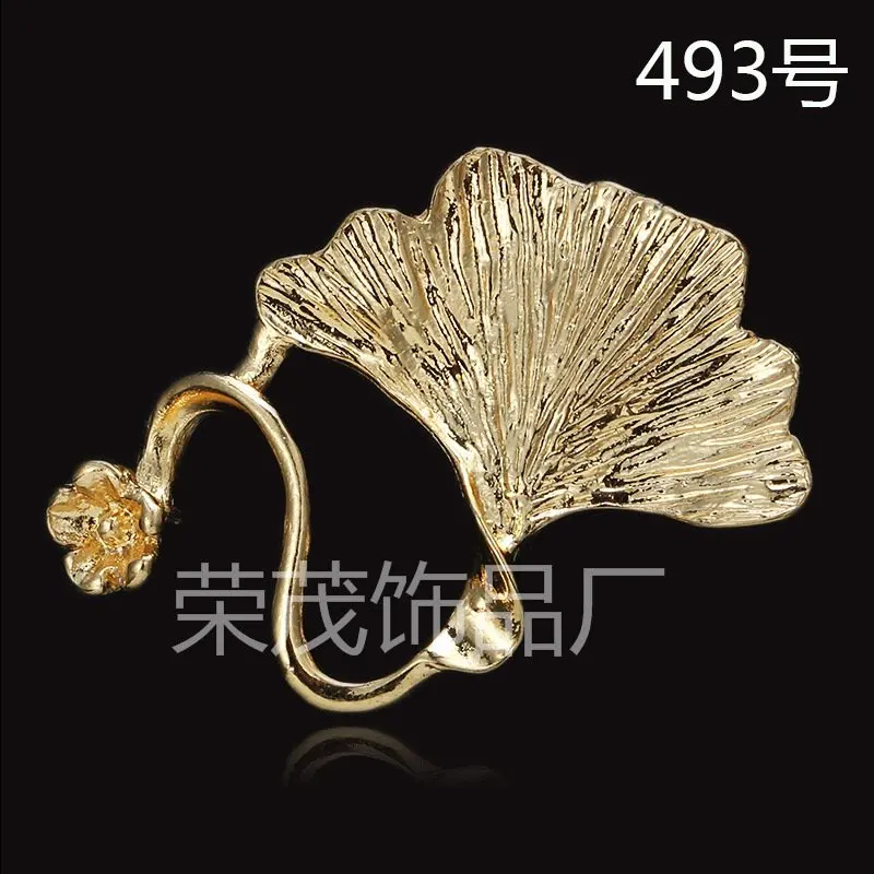 Листья гинкго из сплава золотого цвета, подвески с листьями дерева, 50 шт., 30 х32 мм, Ювелирная фурнитура «сделай сам» высокого качества