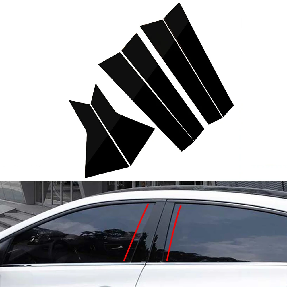 Автомобильная наклейка для Honda Civic 10th Generation EX EX-L Touring Si Седан Тип R хэтчбек Автомобильная оконная стойка для выступаюших деталей крышка наклейка