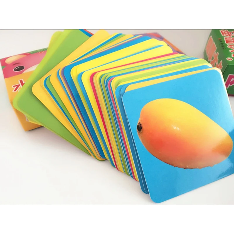 Открытки с китайскими иероглифами для взрослых и детей книга фруктов овощей