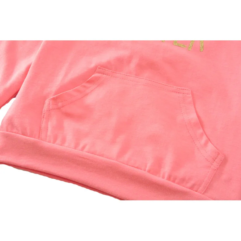 SOSOCOER Boys T Shirt New Autumn Big Sister Long Sleeve Hooded Girls T-shirts Kids Baby Clothes Cute Arrow Toddler Shirts | Детская
