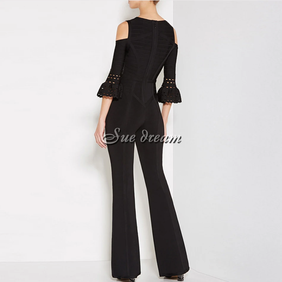 Женский Облегающий комбинезон без бретелек элегантные черные и темно синие