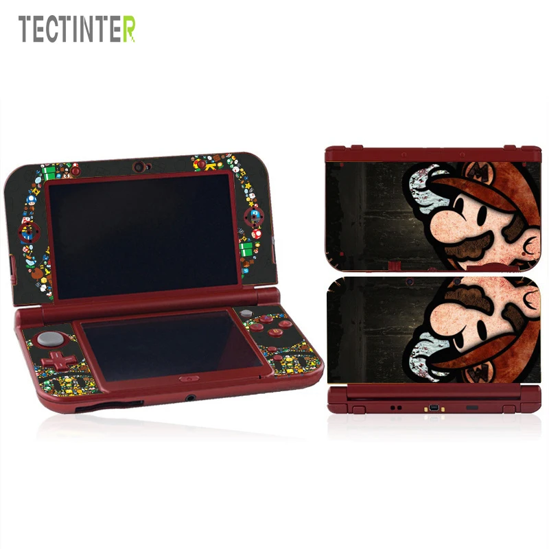 Защитная виниловая наклейка Mario для Nintendo New 3DS XL и LL на консоль|stickers for|stickers