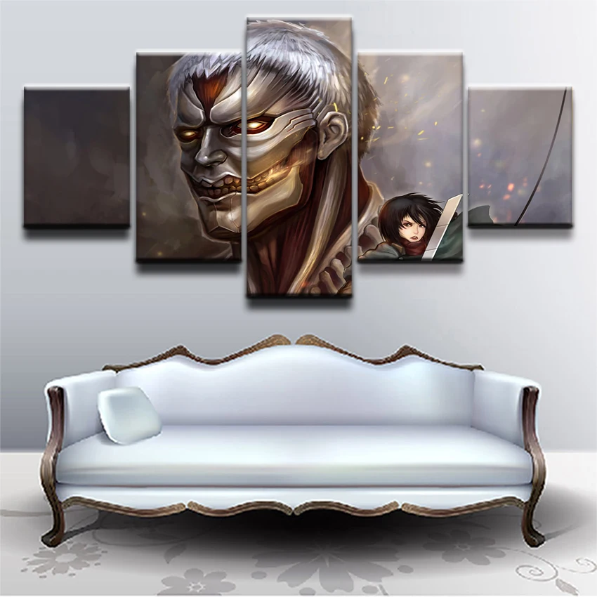 Произведения искусства из плотной ткани печатных фотографии 5 шт. домашний Декор