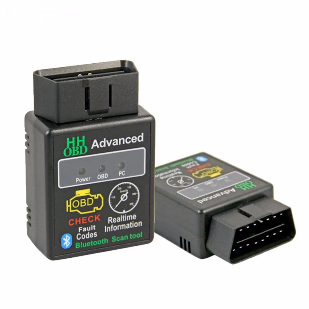 Мини HH OBD ELM327 умный автомобильный диагностический интерфейс V2.1 HH OBD ELM 327 OBD2 CAN BUS проверьте двигатель ELM327 для Android PC