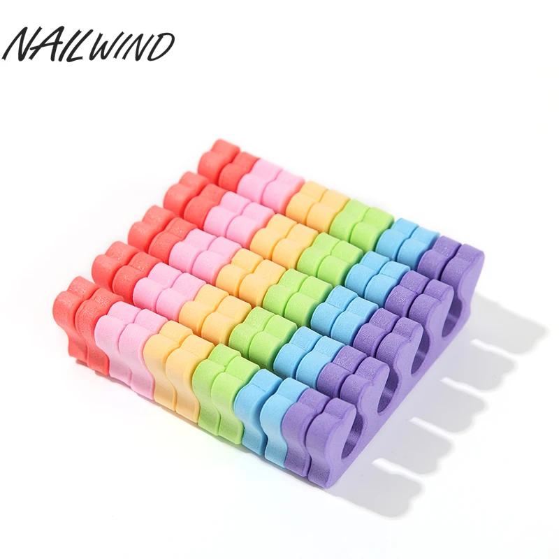 NAILWIND 2 шт. инструменты для дизайна ногтей мягкая губка сепаратор пальцев ноги